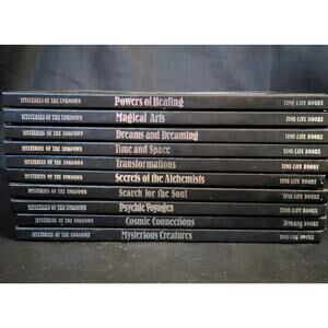 Vtg Time Life Mysteries of the Unknown 10 Volume Book Lot Hardcover Psychic UFO
